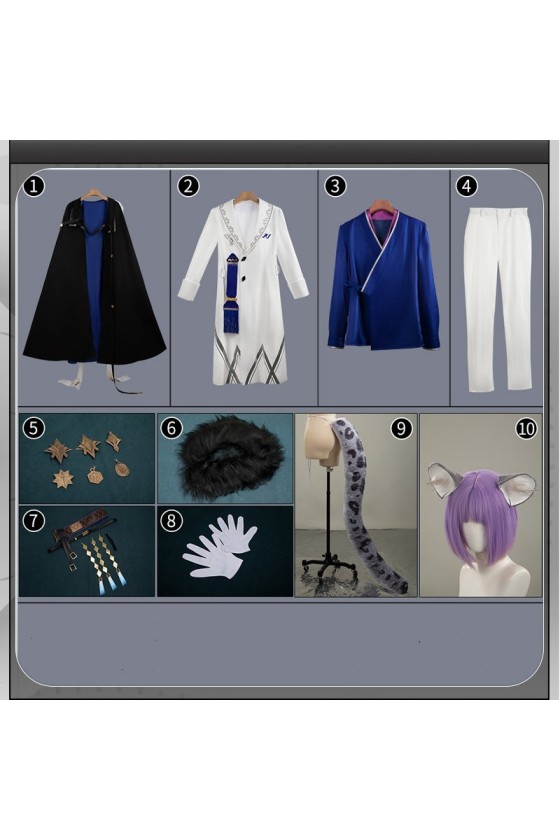 2XXT Cosplay Arknights SilverAsh the Reignfrost Cosplay Costume